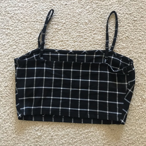 Cropped plaid tank - Picture 2 of 2